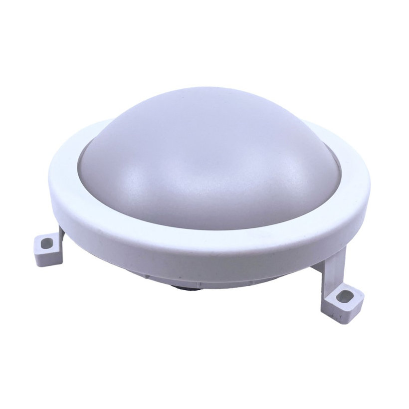 Plastové chráněné LED svítidlo - kruhové