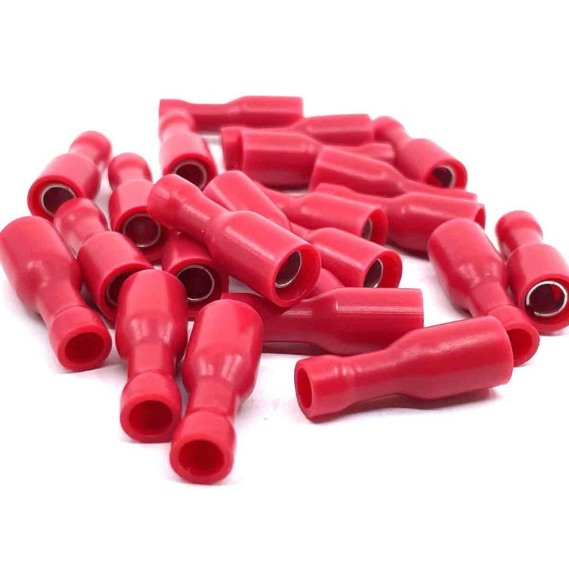 Izolované Cu lisovací konektory červené 1,5mm²