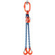 Řetězový závěs oko-2 háky tř 100 se zkracovačem (3,5 m, 14 000/10 000 kg, 16 mm)