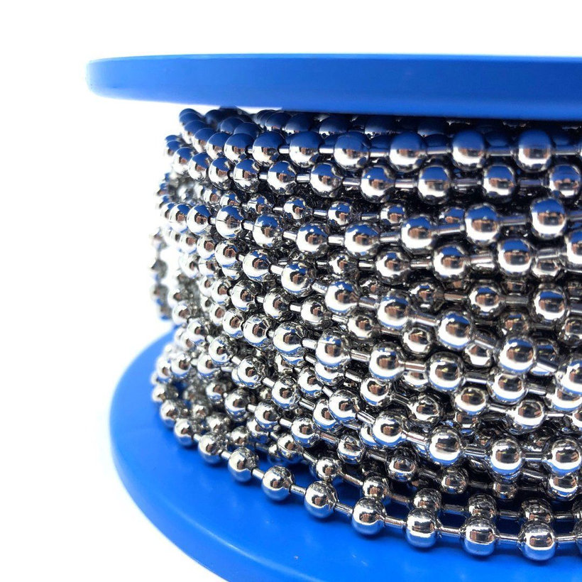 Řetěz kuličkový poniklovaný 3,6mm