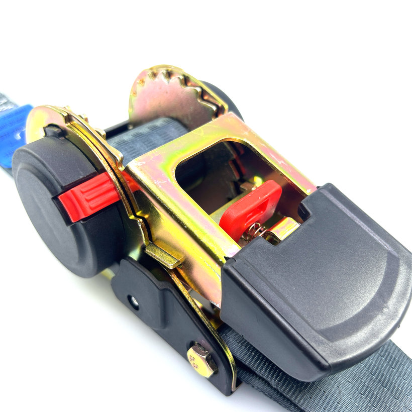 Samonavíjecí upínací pás / kurtna / s navíječem a háky 3M