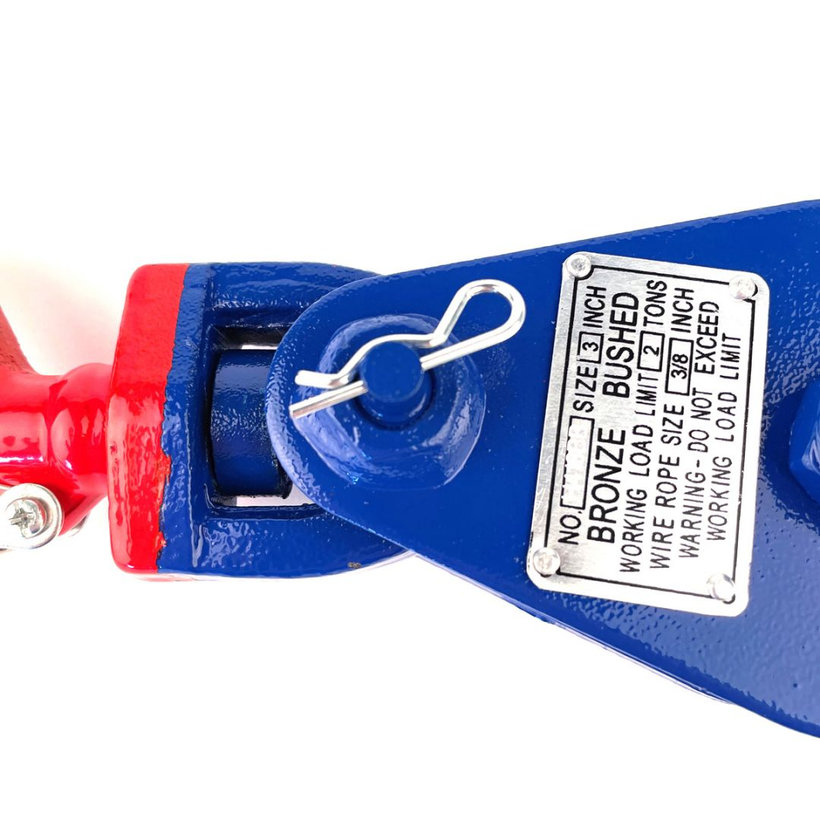 Kladka s hákem pro velké zatížení 10-12/75mm-2T