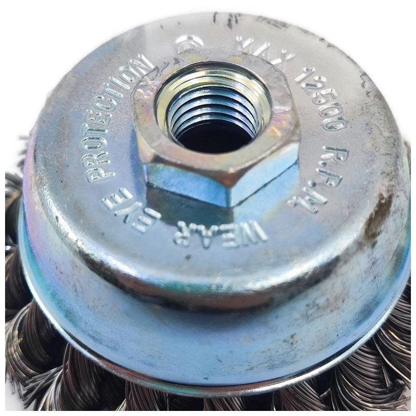 Kartáč dvouřadý copánkový M14-80x0,5mm