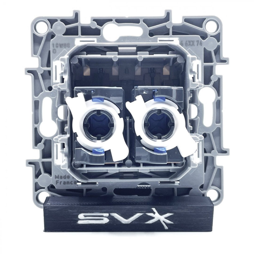 Niloé zásuvka dátová 2xRJ45 kategorie 6 UTP bélá