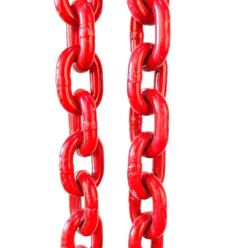 Řetězový závěs oko-2 háky tř 80 se zkracovačem (7,5 m, 1600 kg, 6 mm)