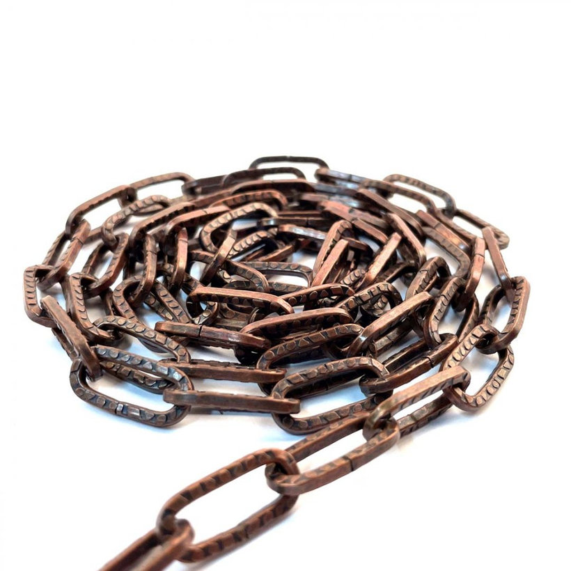 Řetěz ozdobný tepaný brunýrovaný 2mm