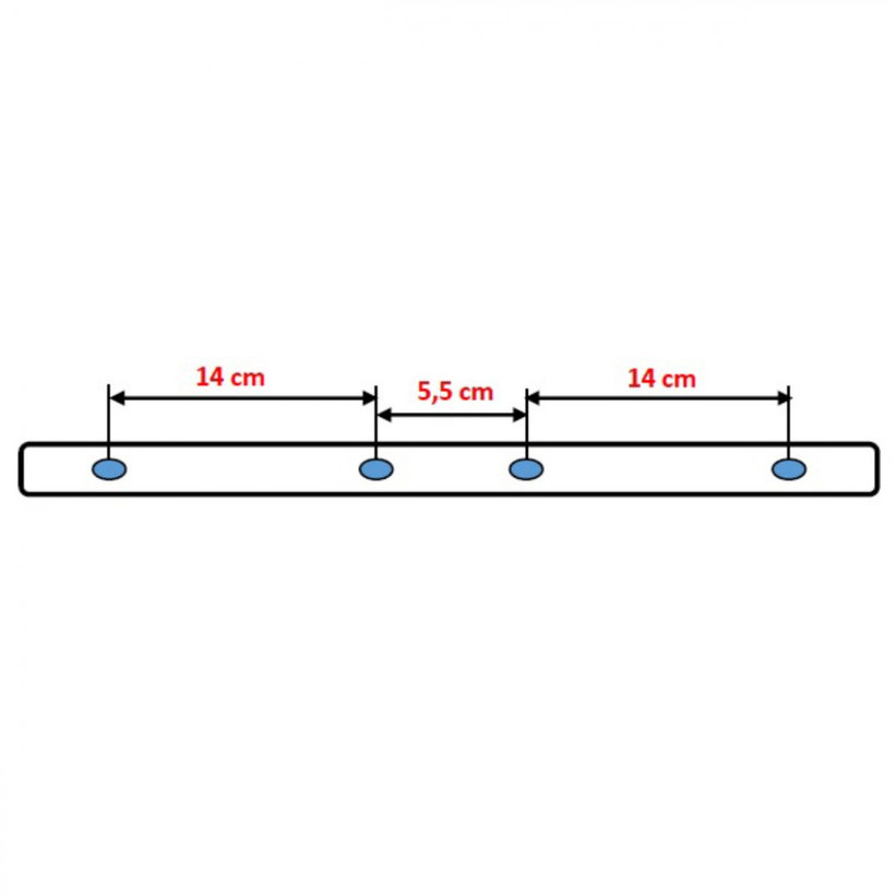 Stropní sušák 5tyčový 1,6m