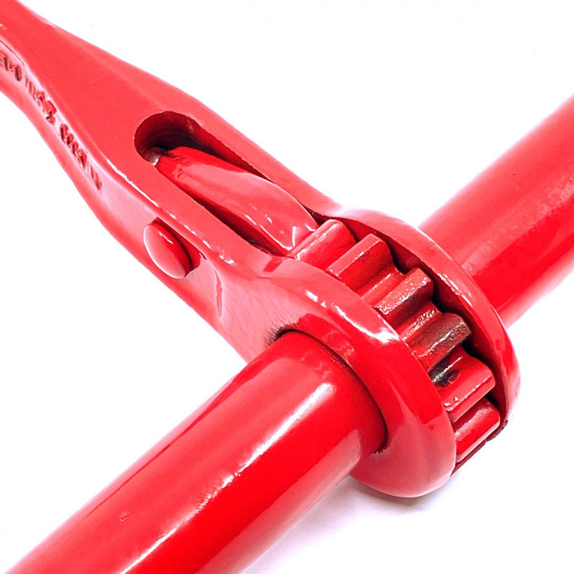 Ráčnový napínač H-H tř 80 červený 16mm