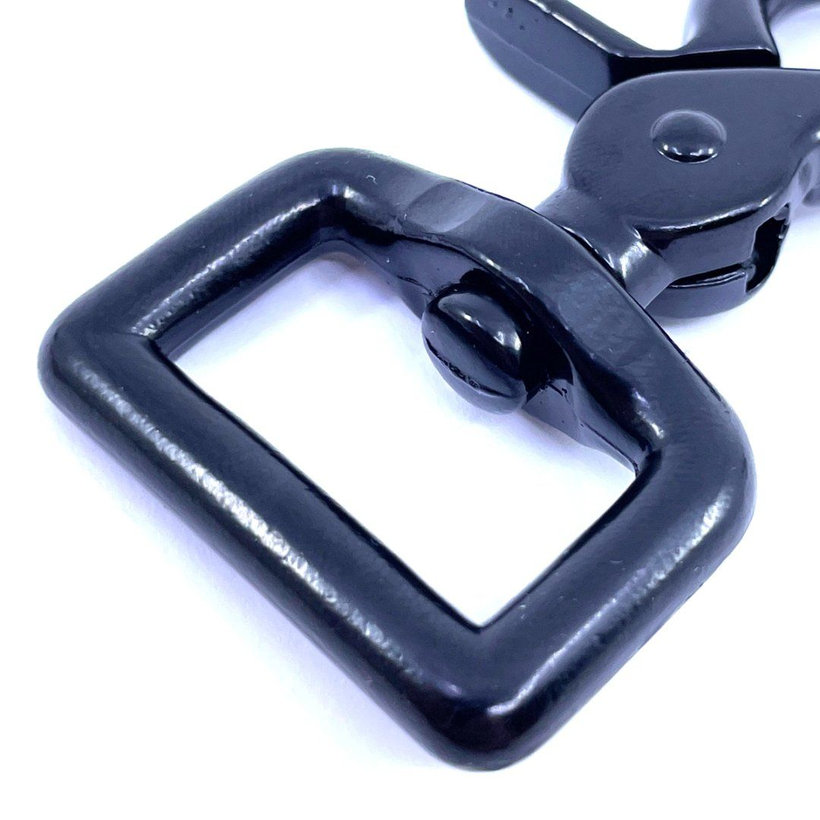 Karabina vypouštěcí černá 64x25mm