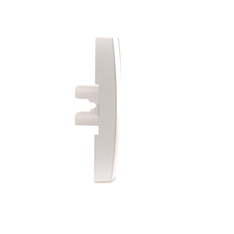 Kryt dvojitý pro dvojitý střídavý přepínač SW6 / 2M - stříbrná matná