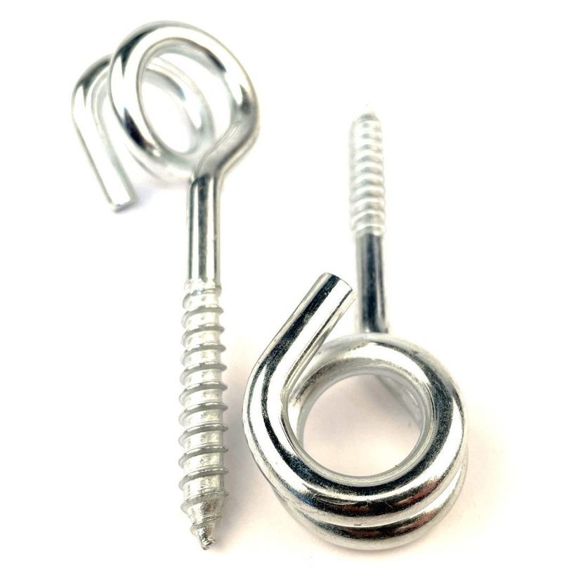 Hák houpačkový dvojitý s vrutem Zn 10,5x160mm