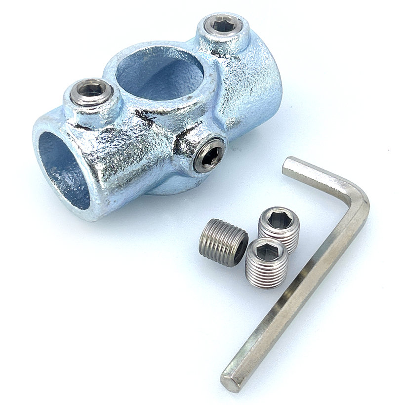 Spojovací článek ve tvaru X 27 mm - pozinkovaný