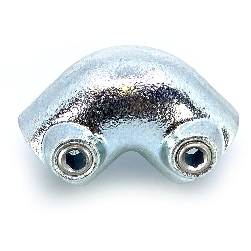 Spojovací článek ve tvaru L 27 mm - pozinkovaný