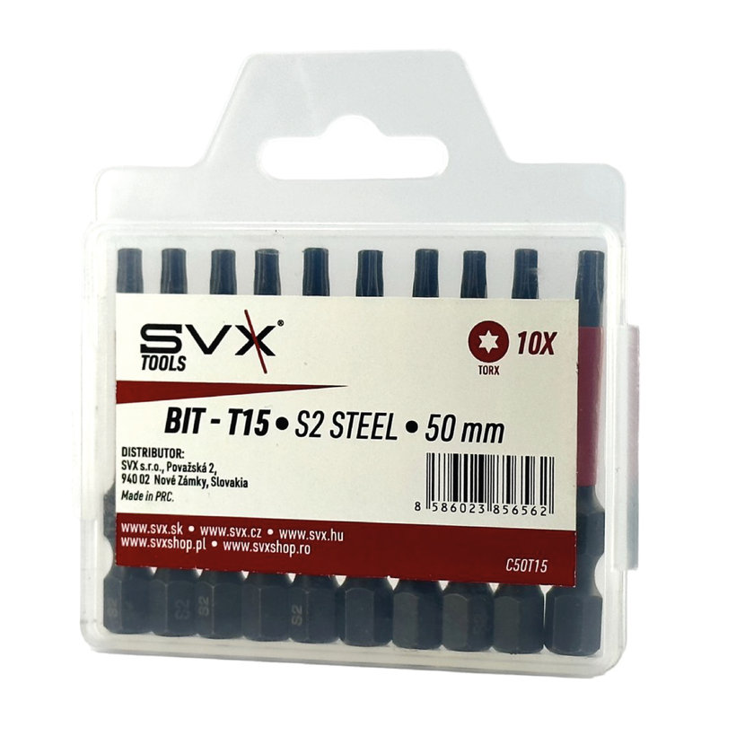 Bit magnetický TX15x50mm - 10ks