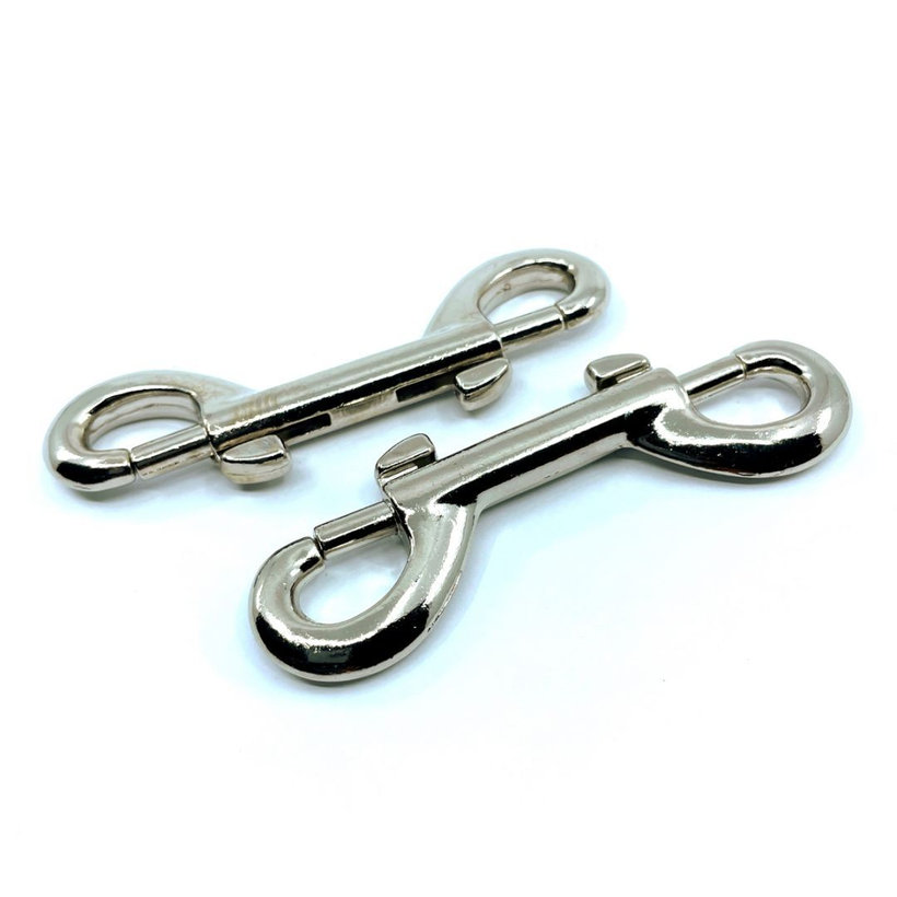 Karabina oboustranná poniklovaná 88mm