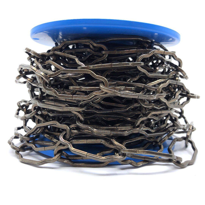 Řetěz ozdobný lustrový/brunýrovaný mosaz 2,8mm