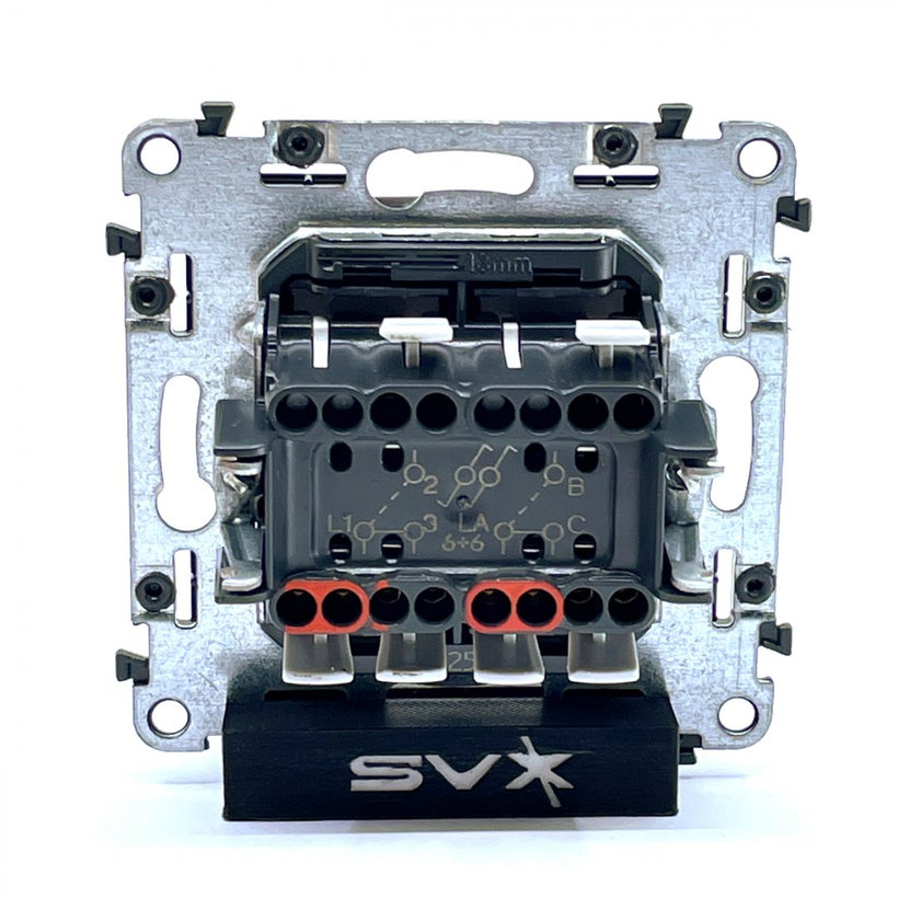 Valena LIFE vypínač č.6+6 bílý