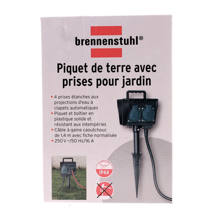 Rozvodnice pro řemeslnou a průmyslovou sféru se zemním bodcem IP44 10m