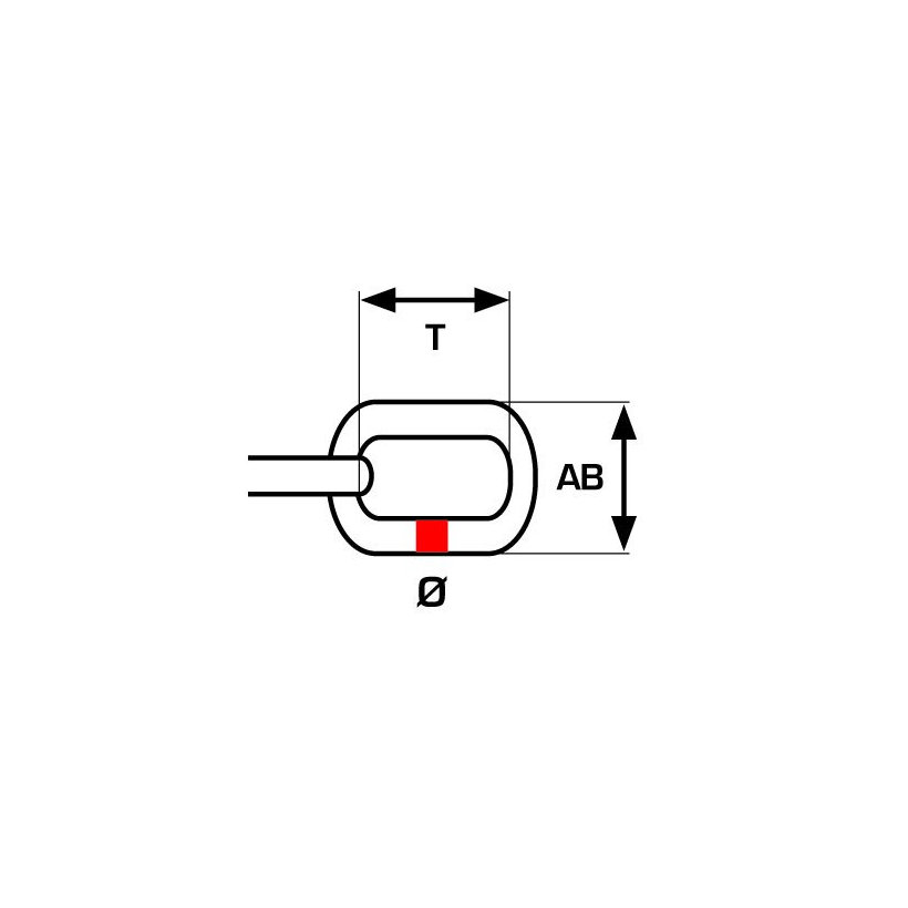 Klasický řetěz barevný na cívce/bílá 3mm