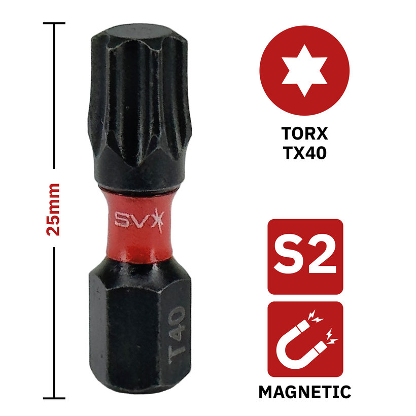 Bit magnetický TX40x25mm