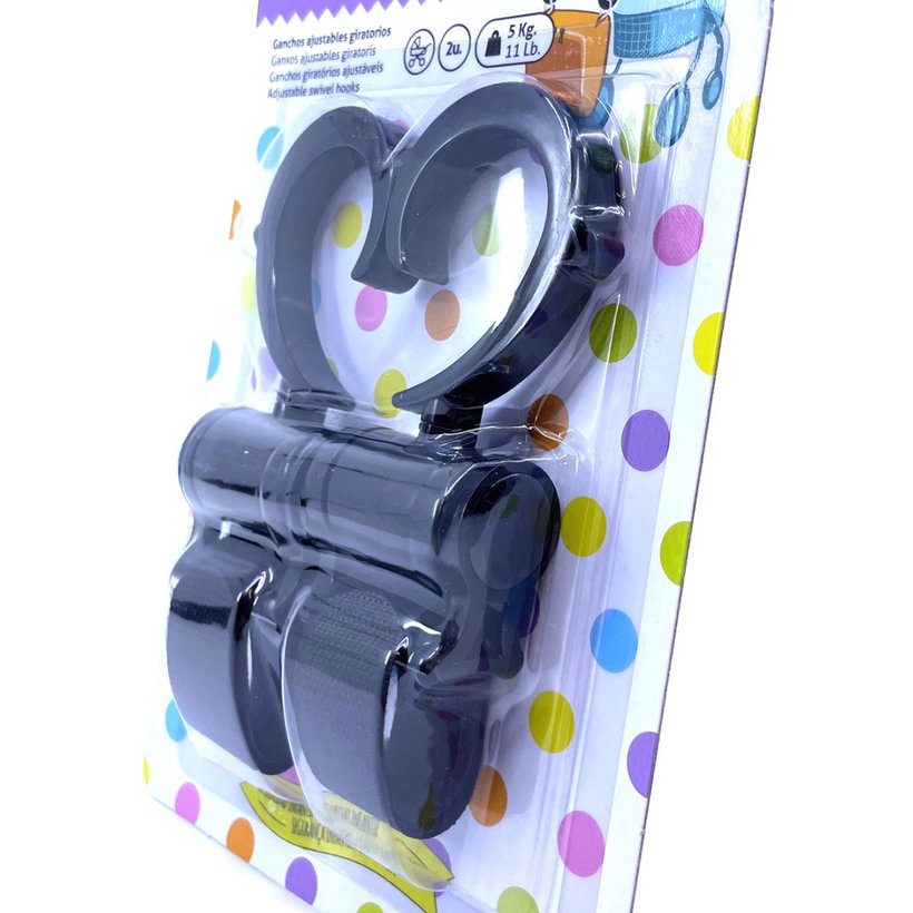 Otočné háčky na dětský kočárek