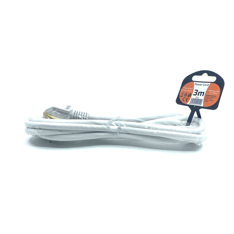 Flexo šňůra 3m 3x1,5 bílá