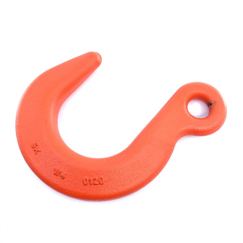 Slévárenský hák s okem tř 100 oranžový 20mm