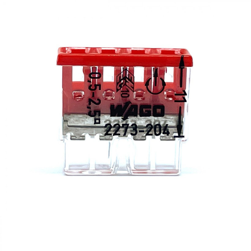 Spojovací svorka bezšroubová - 4 vodiče