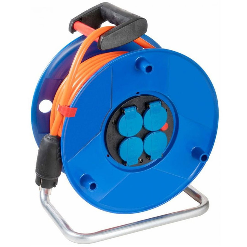 Prodlužovací kabel na bubnu BREMAXX modrý 25m