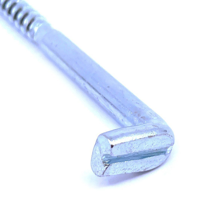 Skoba s plochou drážkou pozinkovaná 100mm