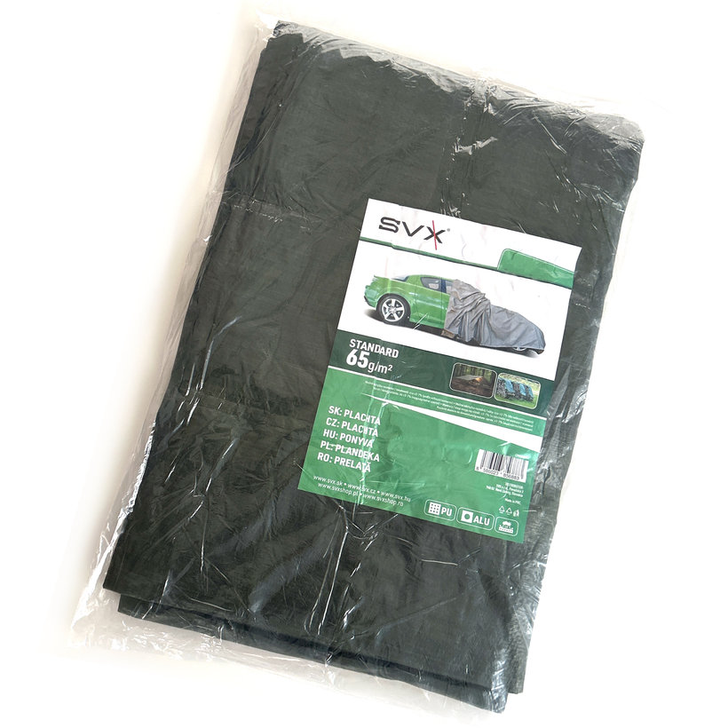 Plachta krycí 5x8m tmavě zelená 65g/m²