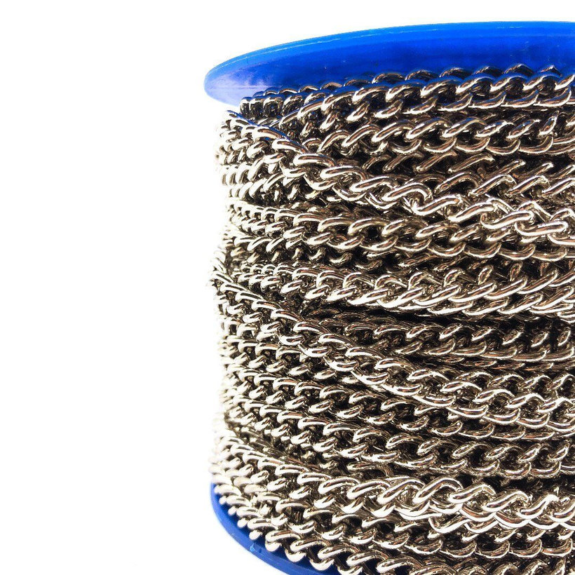 Řetěz ozdobný kroucený poniklovaný 1,8mm