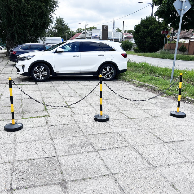 Silničářský podstavec čierno-žltý 90cm