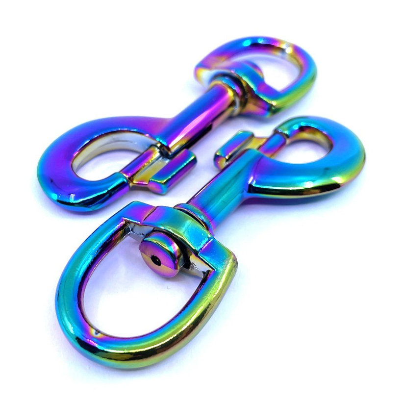 Karabina otočná duhová 90x20mm