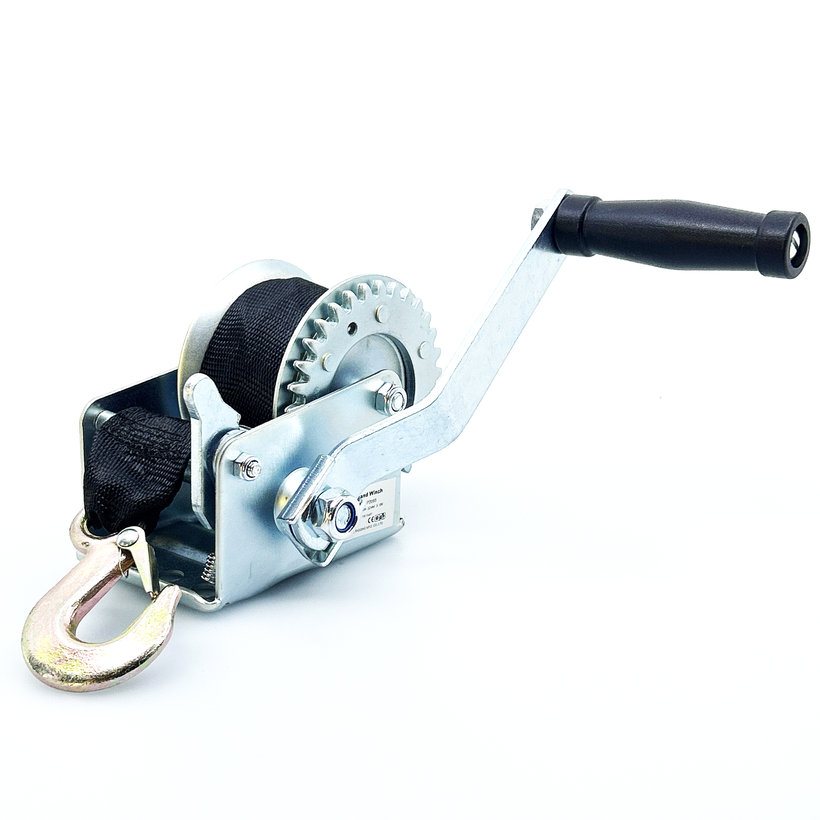 Ruční naviják s textilním pásem 900 kg