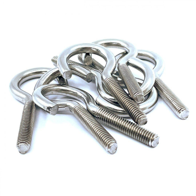 Nerezový hák se závitem M6