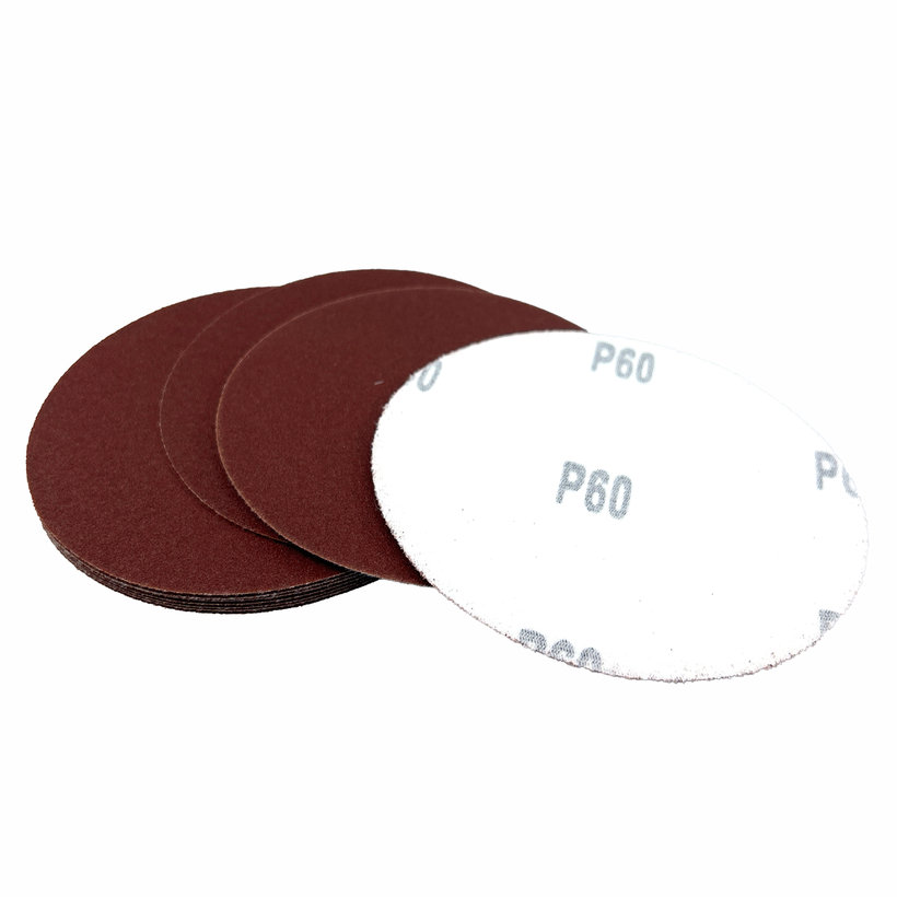 Brusný papír na suchý zip – kotouč 125 mm P60 - 10 ks
