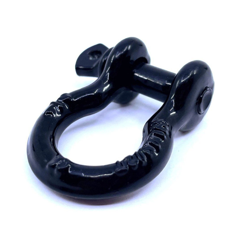 Třmen pevnostní Tvar Oblouk s čepem - černý 1T