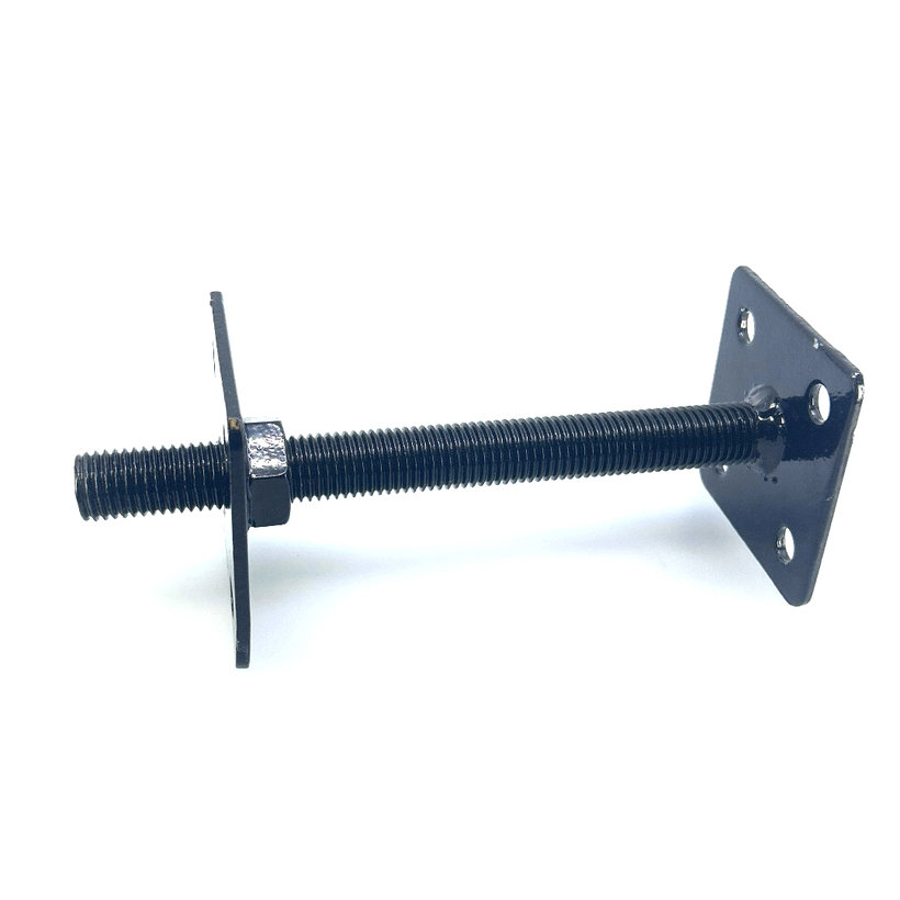 Nastavitelná patka sloupku M24x200 (110x110+110x110) černá