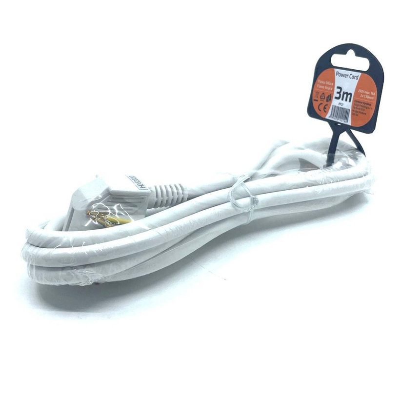 Flexo šňůra 3m 3x1,5 bílá