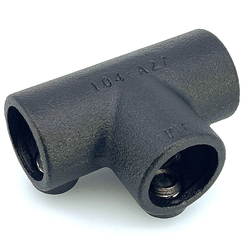 Spojovací článek ve tvaru T 27 mm - černý