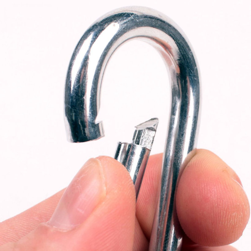 Karabina s kroužkem zn 5mm