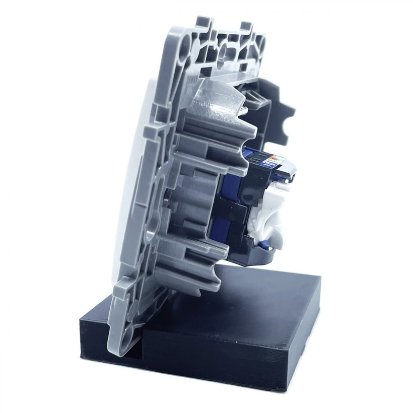 Niloé zásuvka dátová 1xRJ45 kategorie 6 UTP bílá