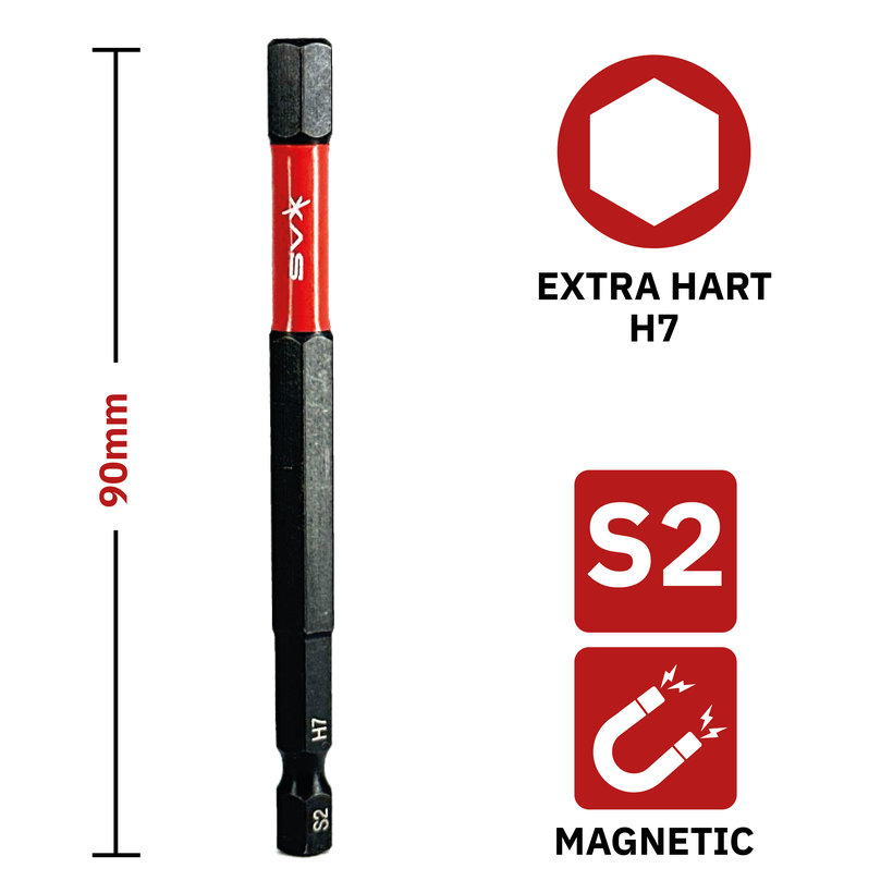 Bit magnetický H7x90mm