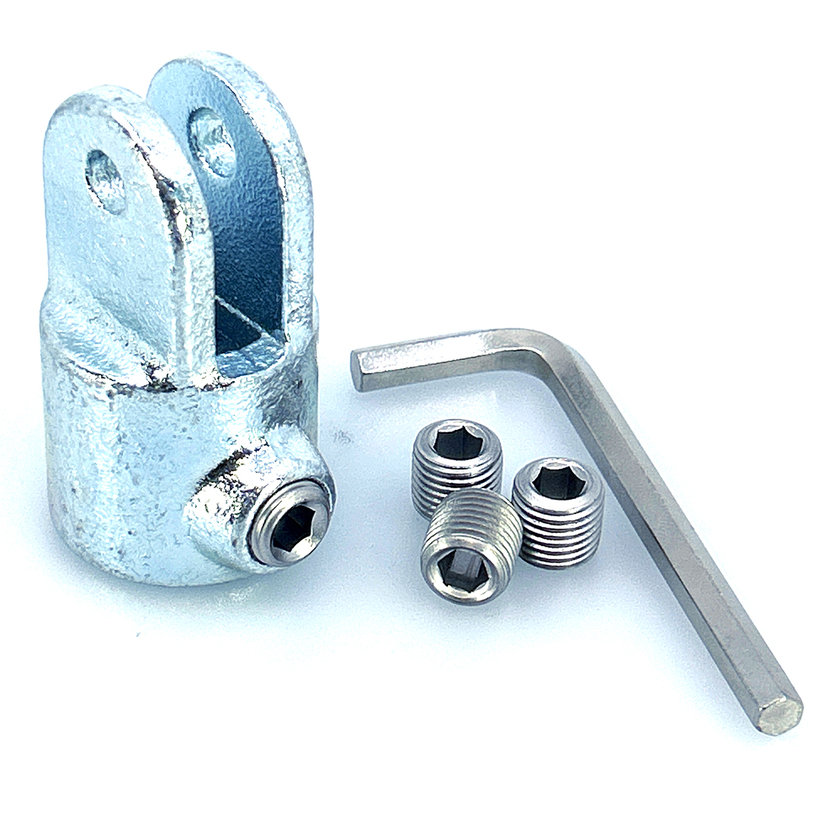 Konektor na podporu panelu 27 mm - pozinkovaný