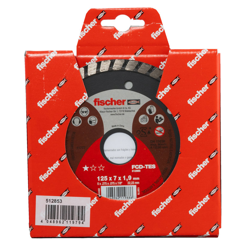 Diamantový kotouč celoobvodový fischer FCD-TES 230x2,5x22,23 turbo