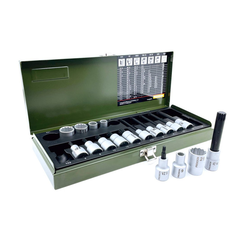 Sada nástrčných klíčů a bitů 1/2"