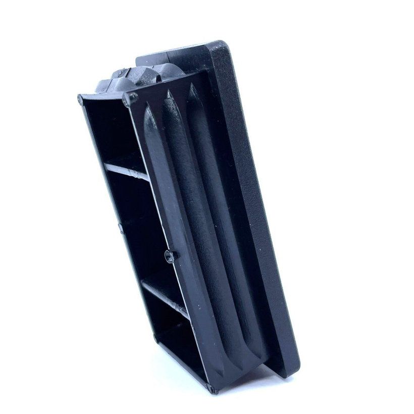 Záslepka obdélníková černá 40x30x1-2mm