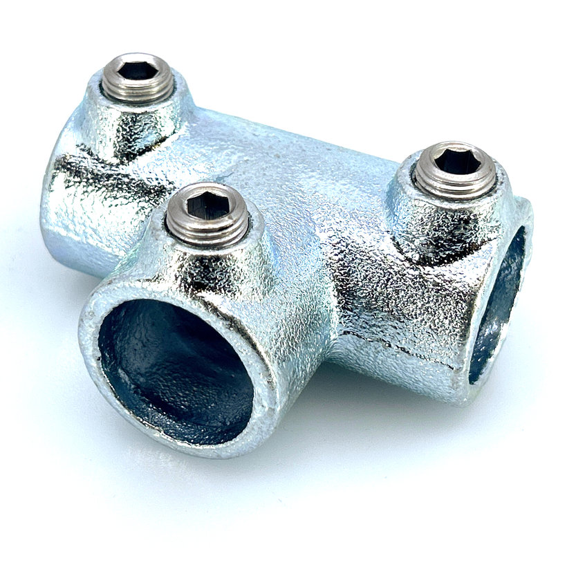 Spojovací článek ve tvaru T 27 mm - pozinkovaný