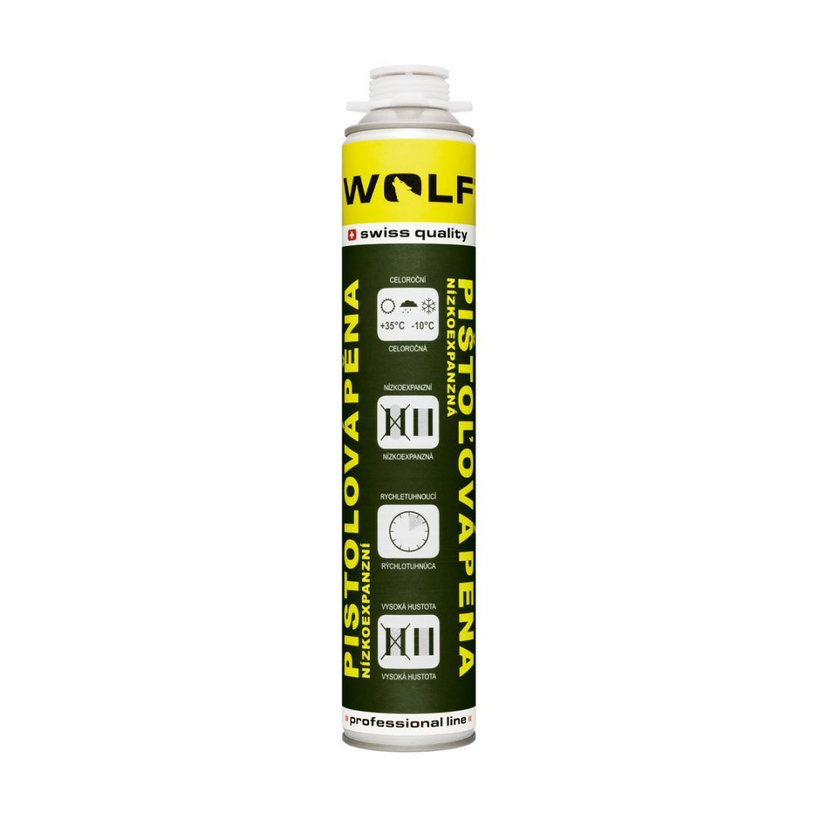 Montážní (PUR) pěna pistolová NÍZKOEXPANZNÍ 10ks MEGA PACK 750ml